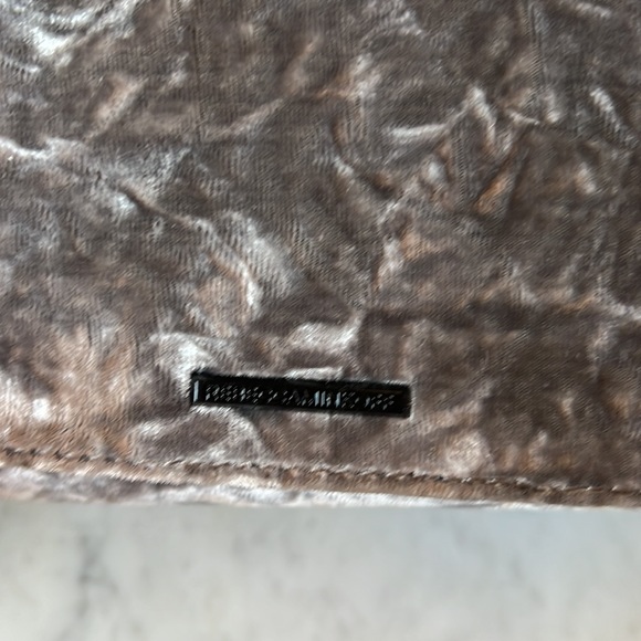 Crushed Velvet Rebecca Minkoff Flap Bag Purse - Picture 7 of 9